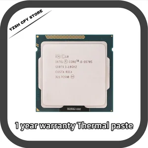Четырехъядерный процессор Intel Core i5 3570S 3, 1 ГГц 6 Мб 65 Вт LGA 1155