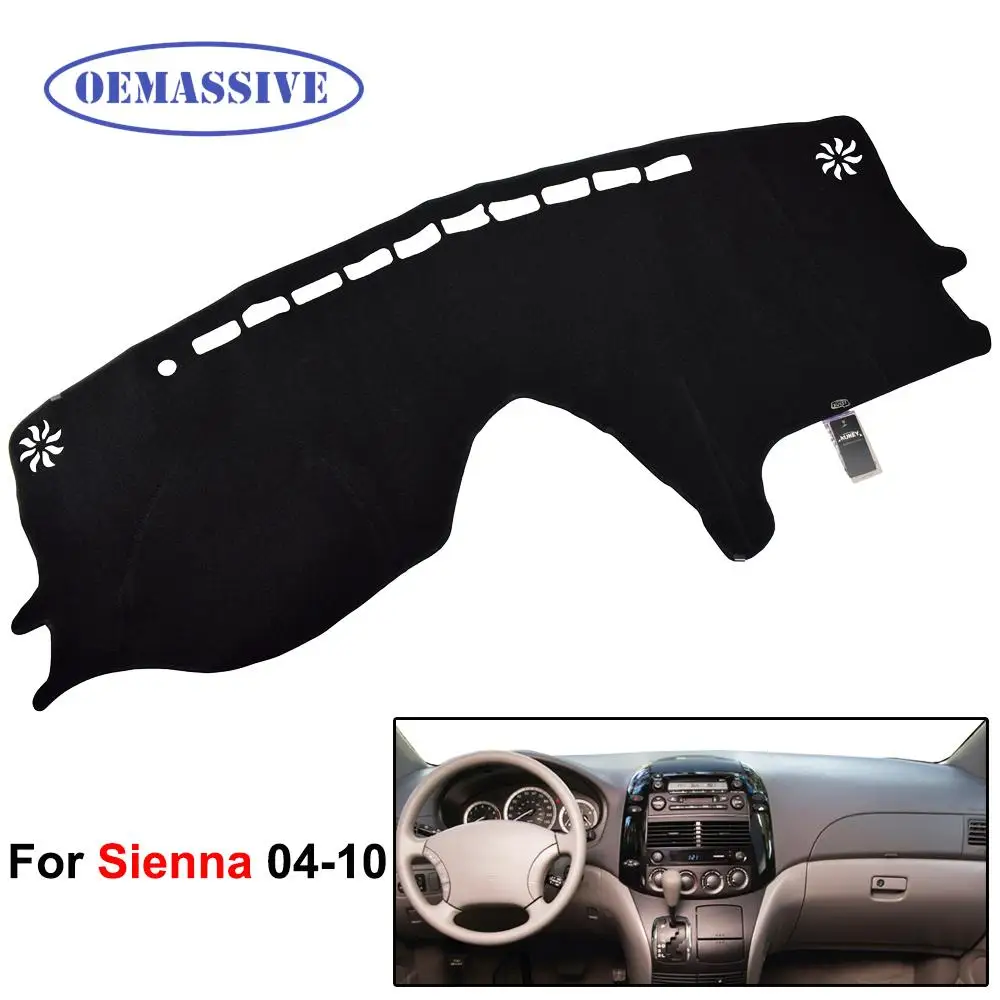 OEMASSIVE Fit For Toyota Sienna 2004 2005 2006 2007 Dashmat Dash Mat Dashboard Cover Pad Sun Shade Dash Board Cover Carpet dashboard cover