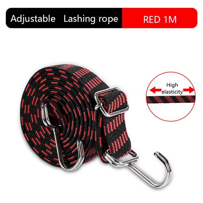 1PCS Bicycle Accessories Elastics Rubber Luggage Rope Cord Hooks Bikes Rope  Tie Bicycle Luggage Roof Rack Strap Fixed Band Hook - AliExpress