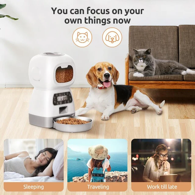 3.5L Automatic Pet Feeder For Cats WiFi Smart 6