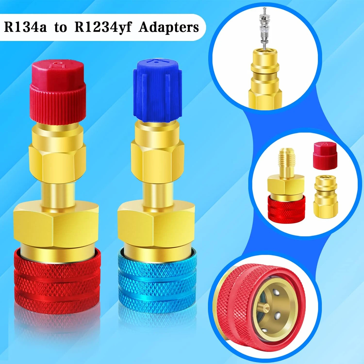 Connettori Rapidi Alta Pressione Adattatore Refrigerante R1234yf