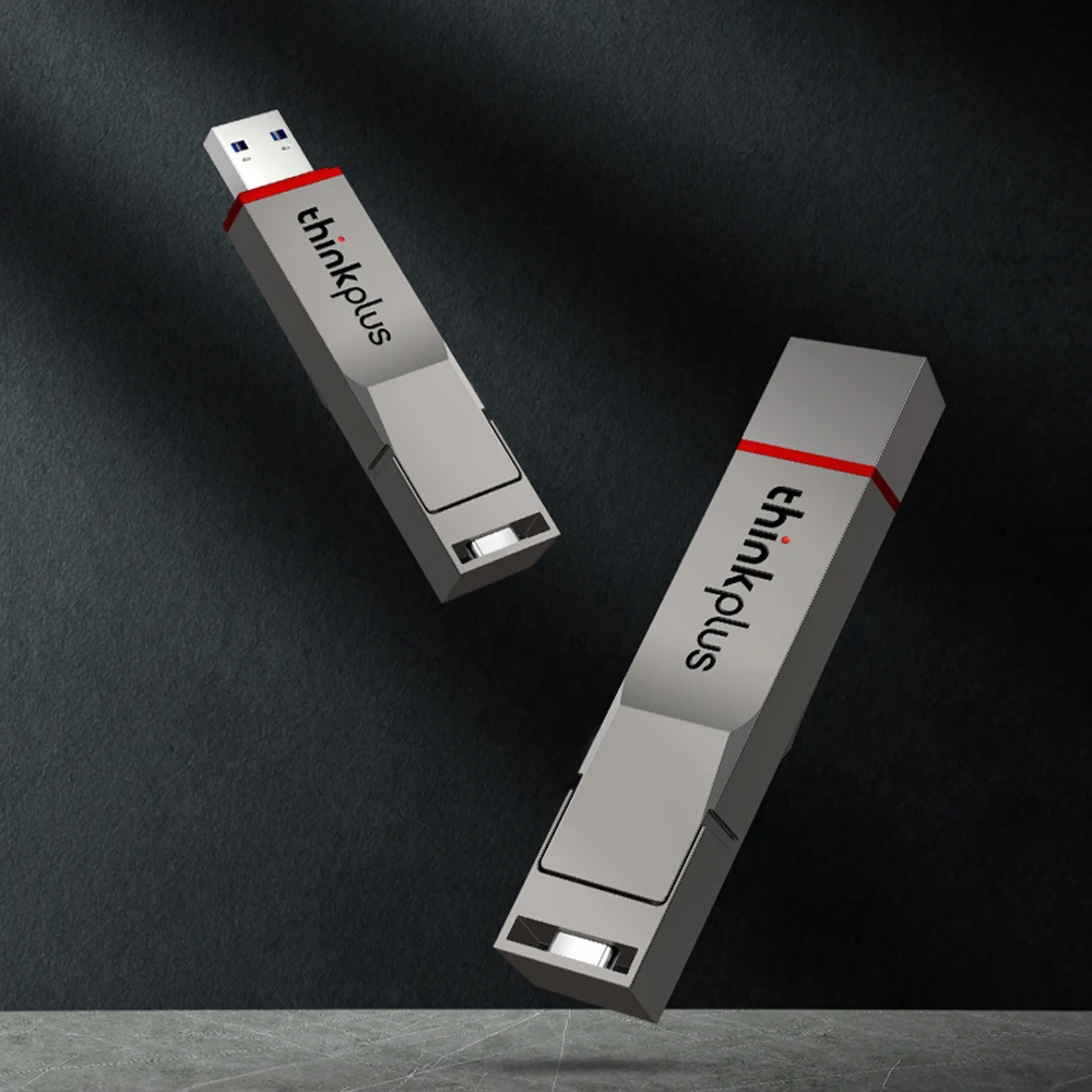 Flash Usb Portátil de Duas Portas Lenovo-thinkplus Estado Sólido Disco u Pen Drive Tipo-c Otg Usb 3.2 256gb 512gb 1tb Tu280 Pro Unidade - Imagem 4