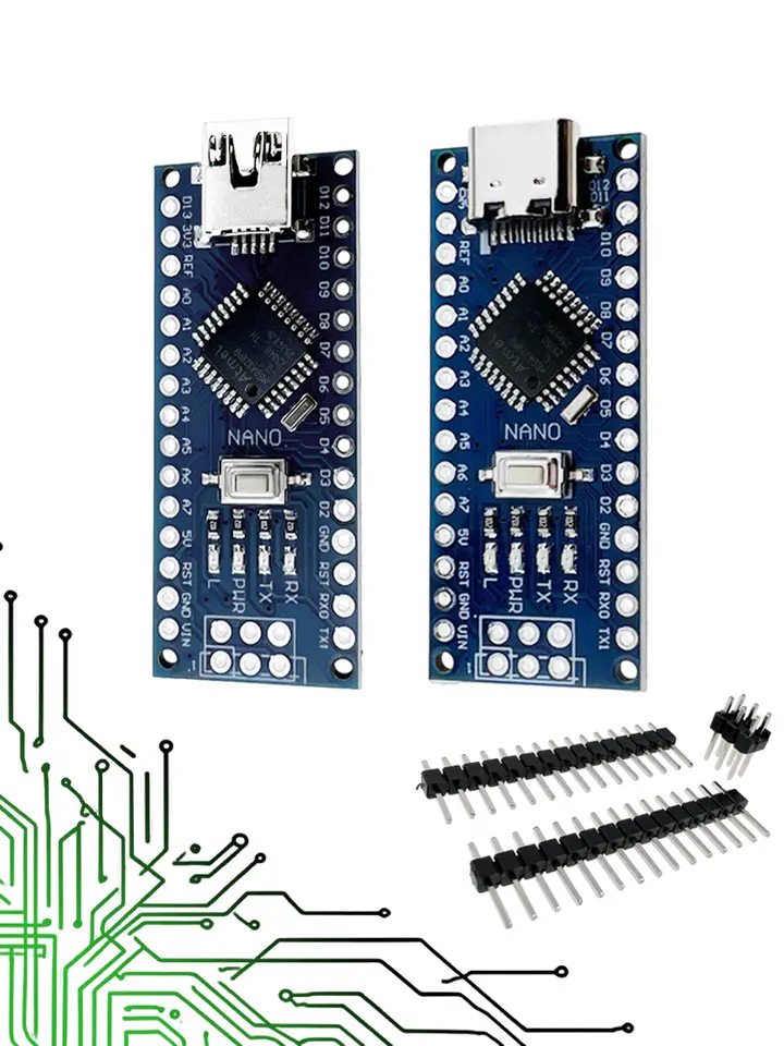 Nano 3.0 Mini Type-C Micro USB With the Bootloader Compatible Nano Controller for Arduino CH340 USB Driver 16Mhz ATMEGA328PB image 2