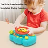 Kids Simulation Steering Wheel Toy Crab Light  Interactive Educational Children Toy Baby Stroller Steering Wheel Vocal Toys Gift 2