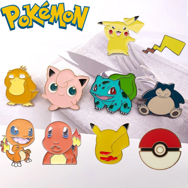 Broche de Pokemon para niños, broches bonitos de dibujos animados ...