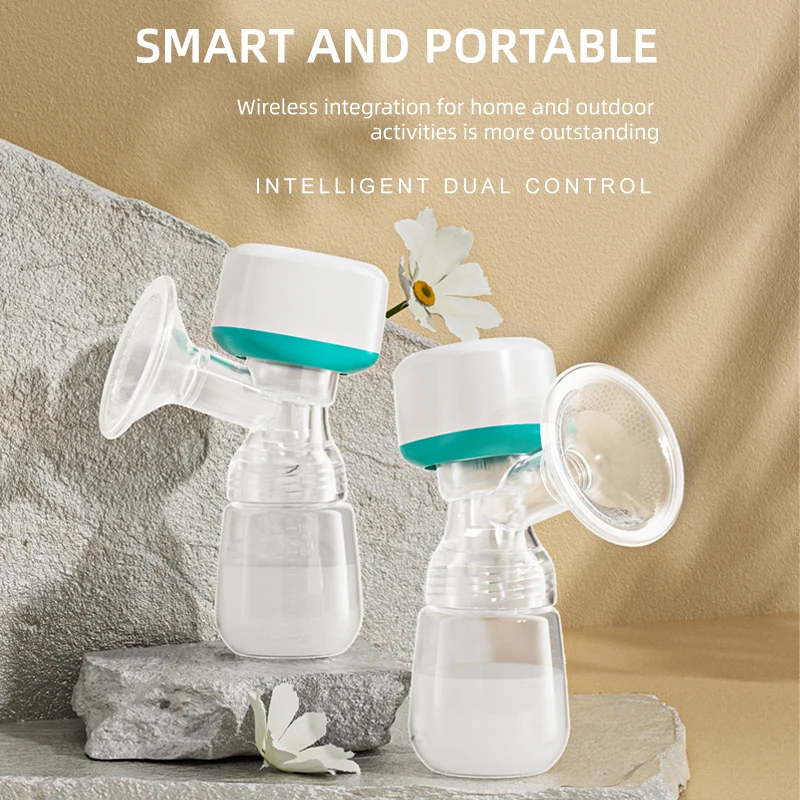 Dr.isla Portable Electric Breast Pump With 180ml Bottle Milk Puller Breastfeeding Low Noise BPA-free electric breast pump