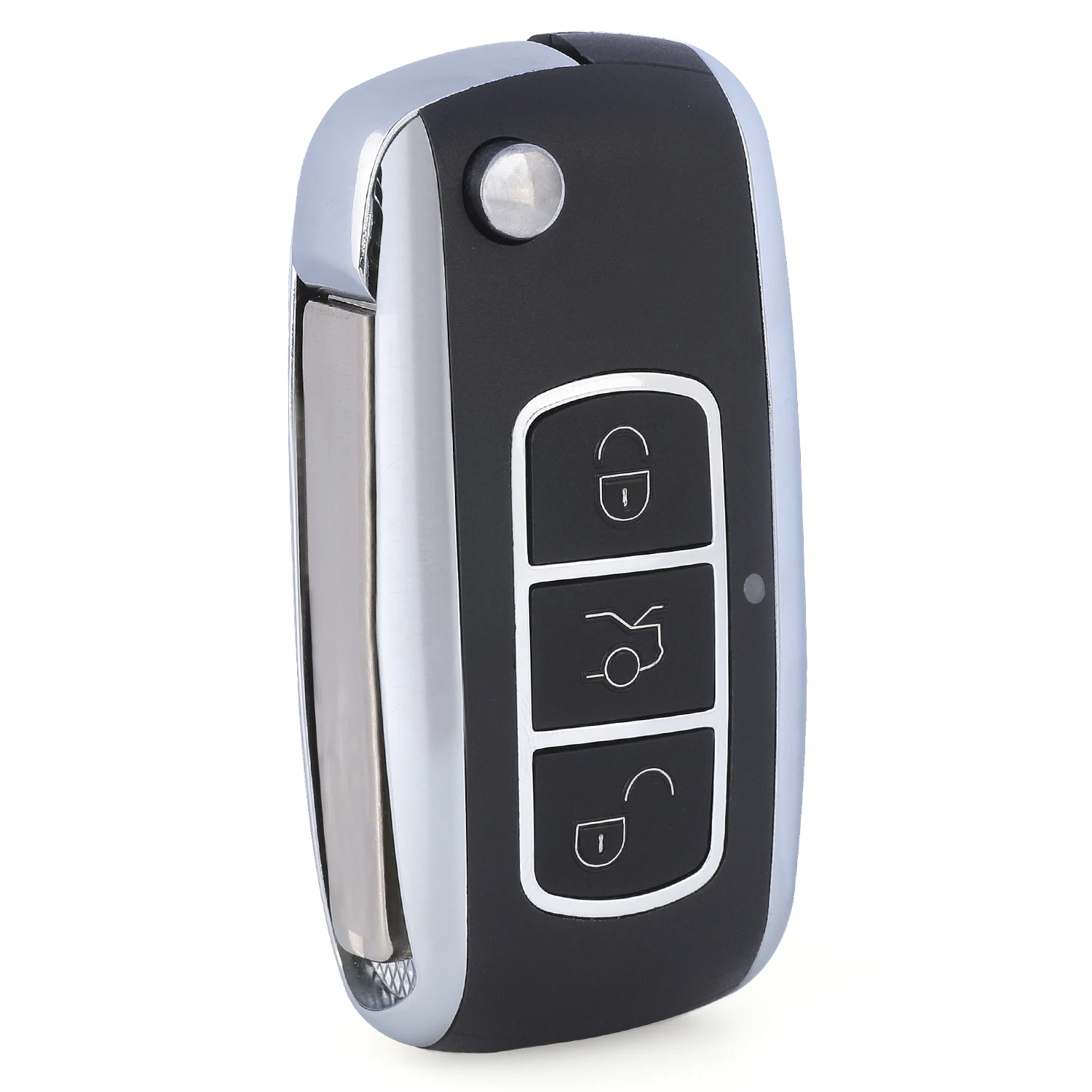 KEYECU Verbesserte Flip 3 Tasten Fernbedienung Auto Schlüsselanhänger Für Land Rover Range Rover L322 VOGUE HSE 2002-2008 315 MHz 433 MHz ID44 Chip – Detail 1