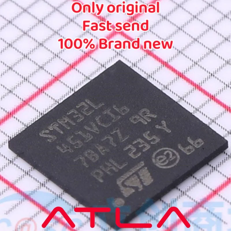 

STM32L451VCI6 IC MCU 32BIT 256KB FLSH 100UFBGA