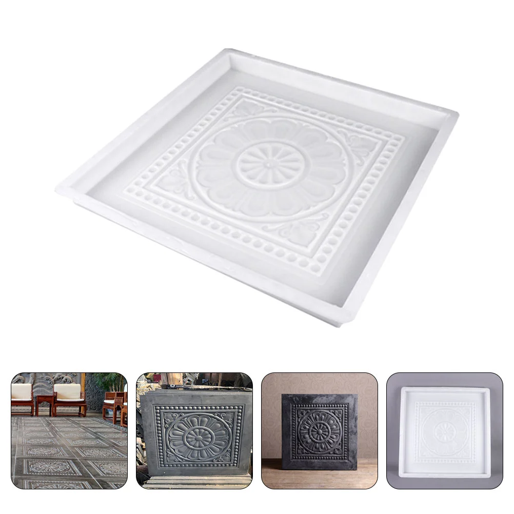 

Brick Template Making Mold Concrete Molds Cement Plastic Garden Pavement DIY Mould Pp