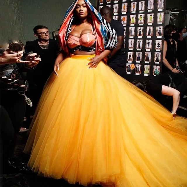 Maxi Skirts Tulle Skirt Yellow Puffy Black Tutu Skirt A Line Floor