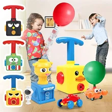 

2022 Power Balloon Launch Tower Toy Puzzle Fun Education Inertial Aerodynamic Balloon Car Science Experiment Toy Children's Gift