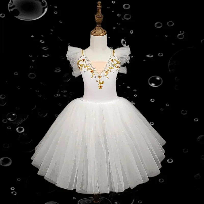 الصيف فتاة فستان الباليه توتو الاطفال ملابس الأطفال يوم Vestidos ملابس رقص الفتيات فساتين غير رسمية ثياب الباليه الزي
