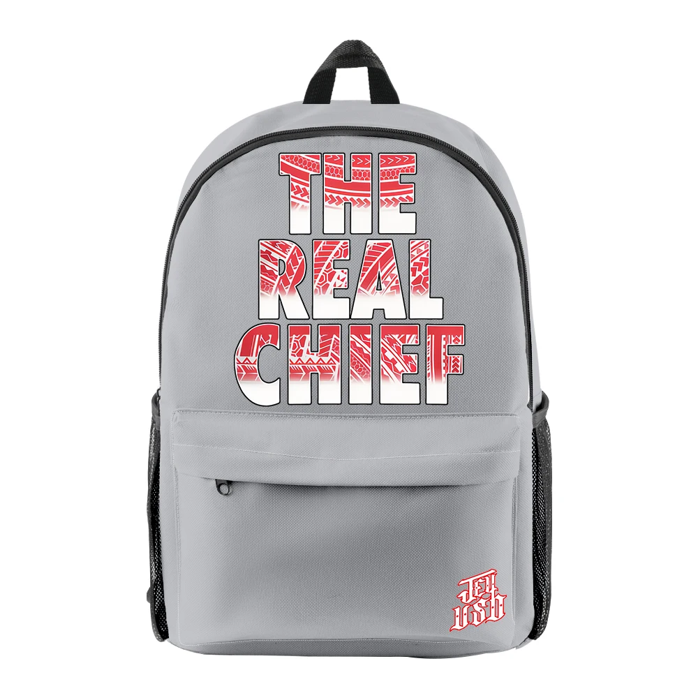 Jey Uso The Real Chief Merch Backpack Women Men Rucksack Unisex Travel Bag Packsack Casual Daypack Fashion Bags 3