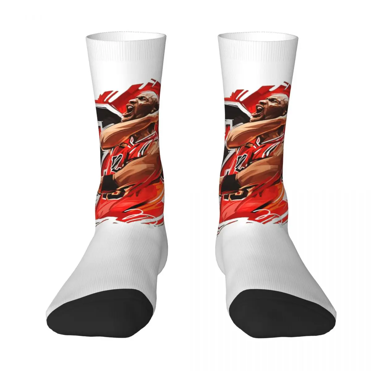 Vintage Flying Michapeler E Jordans Chicago 23 Basket Stars Bulls 3 Calze Per Adulti Calze A Compressione Stile Carino