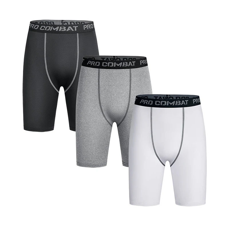 Men Sports Leggings Fitness Elastic Compression Tights Drying Quick Size Stretch