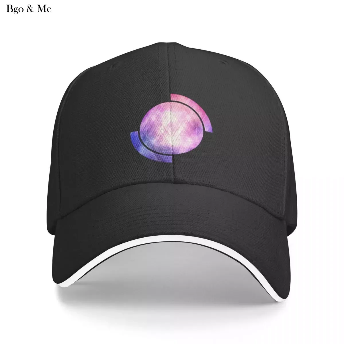 

2023 New Soft Modern Fashion Pink/purple/blueTexture (Soft Light Glass Style - Triangle - Pattern Edit) Baseball Cap