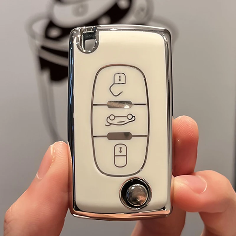 Durable TPU Car Key Case Cover with 2-3 Button Design