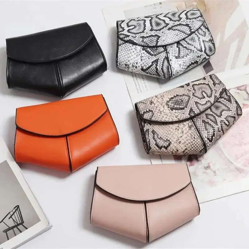 2026 Small Waist Bag Versatile Women Small Delicate Snake Skin Decorative Belt Saddle Bag Fashionable Sweater Belt Trendy