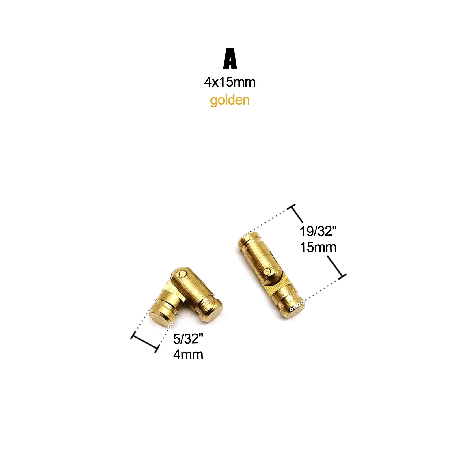 Set of 12 Mini Heavy Duty Extended Butterfly Hinges with Screws for Jewelry Boxes, Gift Chests, and Dollhouse Cabinets