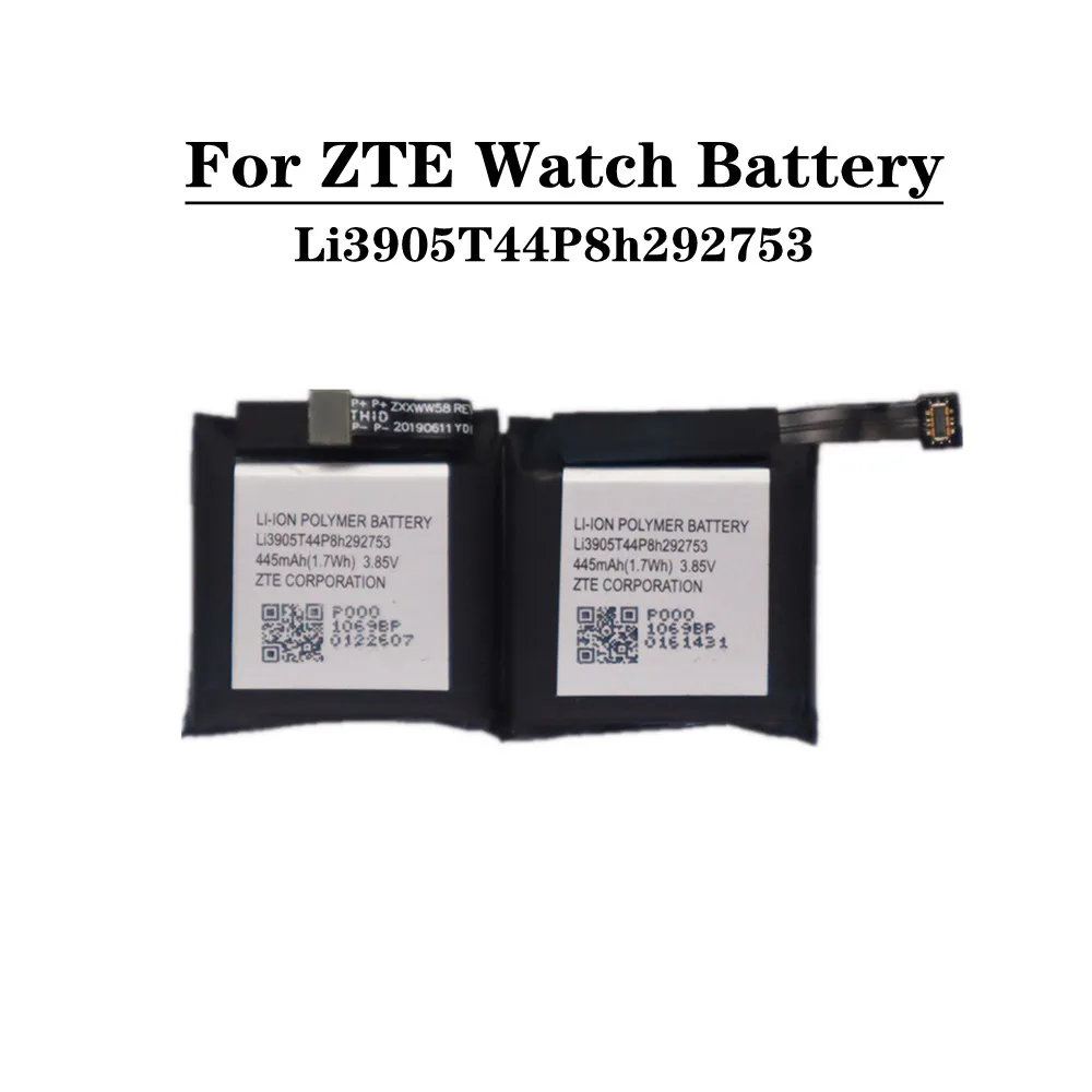 

New High Quality 445mAh Li3905T44P8h292753 Battery For ZTE Smart Watch Replacement Battery