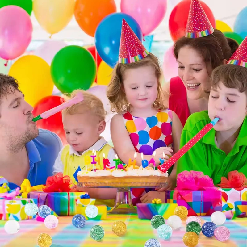 10/20Pcs Glitter Bouncy Balls Toy for Kids Birthday Party Favors Goodie Bag Pinata Fillers Guests Gift School Rewards