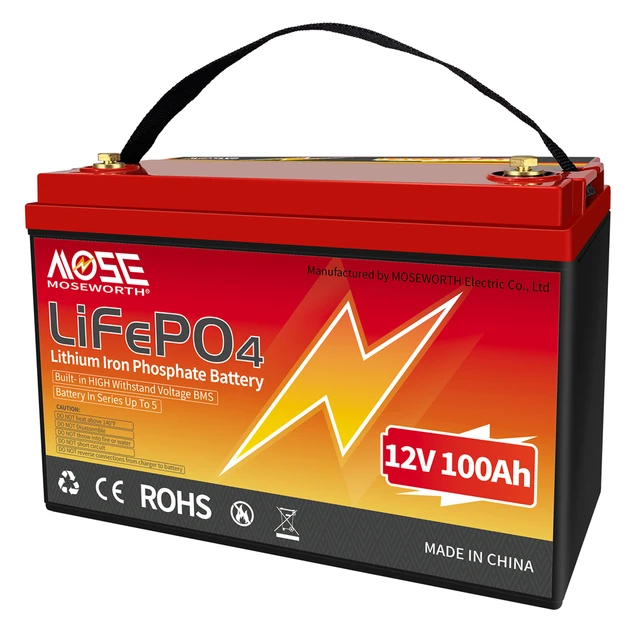 12V 100Ah LiFePO4 - Lithium Iron Phosphate Battery w/ Bluetooth – Sterling  Power Products