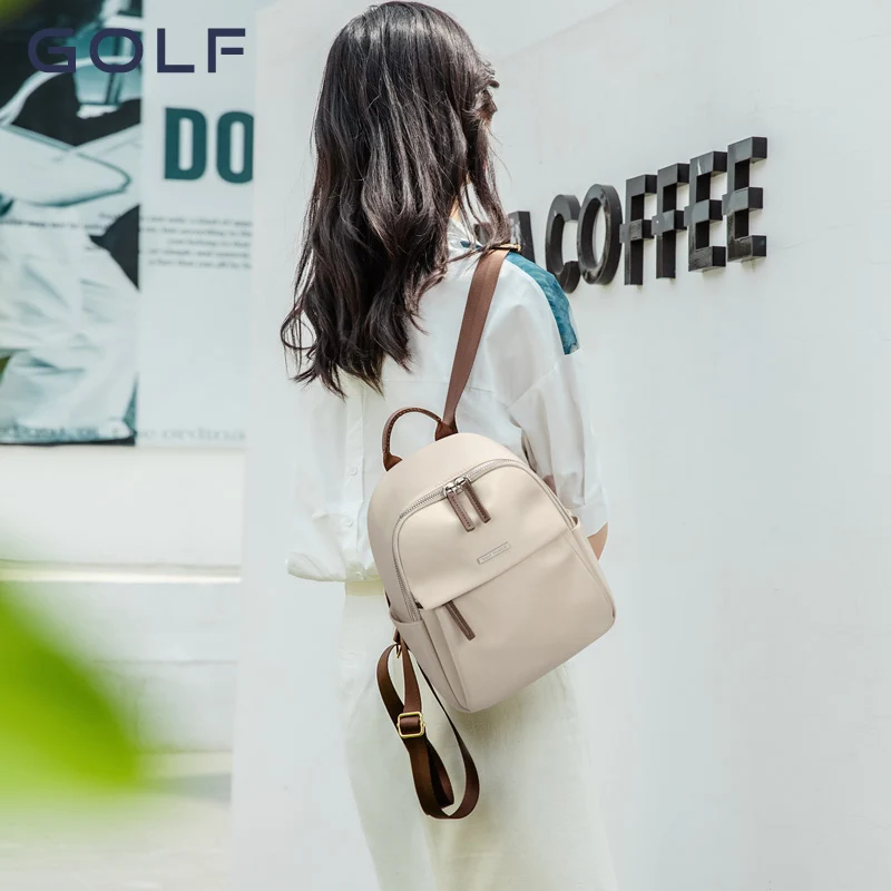 GOLF New Large Capacity Casual Fashion Backpack Trendy Versatile Small Backpack Lightweight Commuter Travel Women's School Bag 5