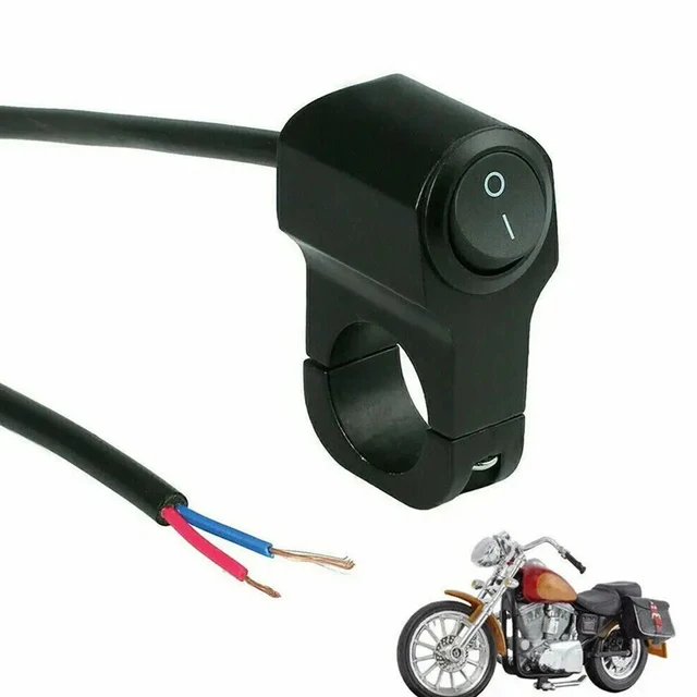 Motorcycle handlebar switch headlights controls Motorcycle parts black switch spotlights motorcycle electronics accessories
