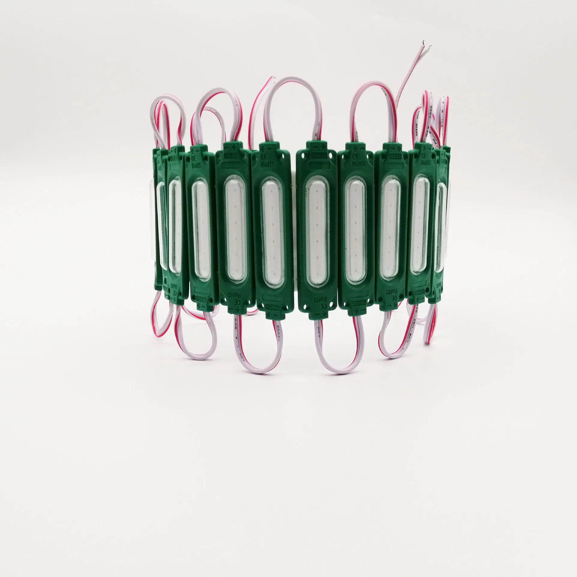 12V COB LED Modules Advertising Luminous Characters Backlight Modules IP68 Waterproof White Red Blue Green Yellow Pink 10 Pieces