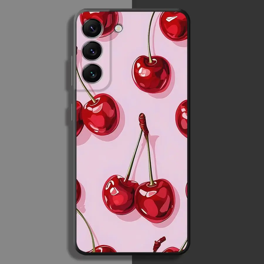 Cherry Pattern Phone Case – Stylish Protective Cover with Cherry Design