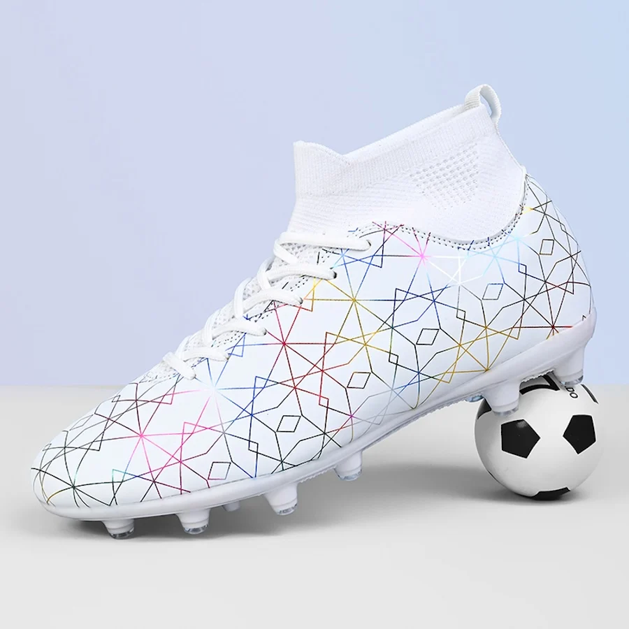 Neu Männer Professionelle Fußball Schuhe FG Training Fußball Stiefel Turnschuhe Lange Spikes Außen Bequeme_voghion.com