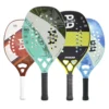 INSUM-Beach Tennis Racket with EVA Soft Full Carbon Fiber Surface, Men and Women 6