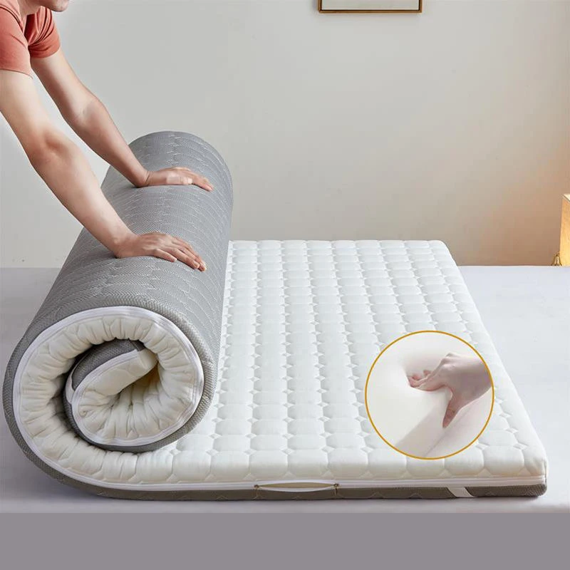 Formtheo Washable Sleeping Pad Cotton Pillow Topper Mattress Filling