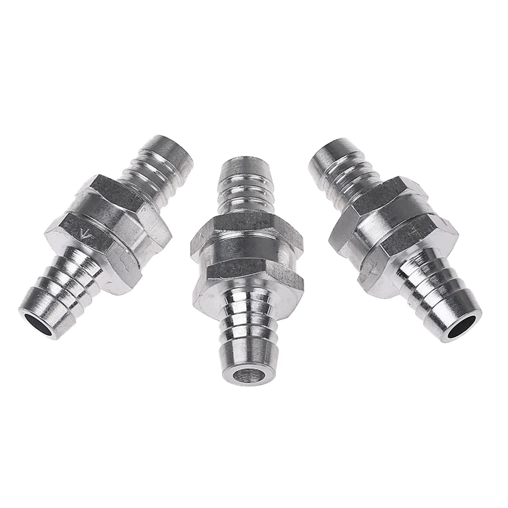 Aluminium Alloy Fuel Non Return Check Valve One Way Petrol Diesel for Car Automobile Helicopters Ships Motorcycles