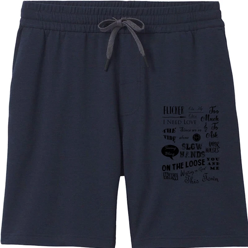 Шорты Niall Horan мужские с принтом, летние хлопковые, с графическим принтом, мерцающие песни, Niall Horan, повседневные, из чистого хлопка