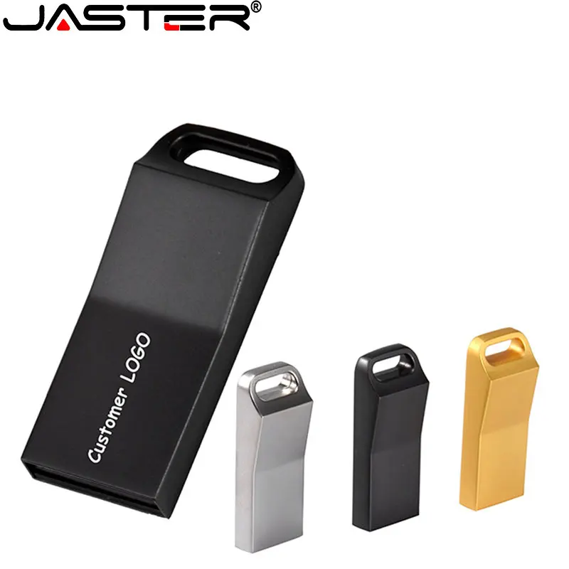 

JASTER Metal USB Flash Drive Pen Drives Pendrive Free Shipping Items Memory Stick 4GB 8GB 16GB 32GB 64GB Free Custom LOGO