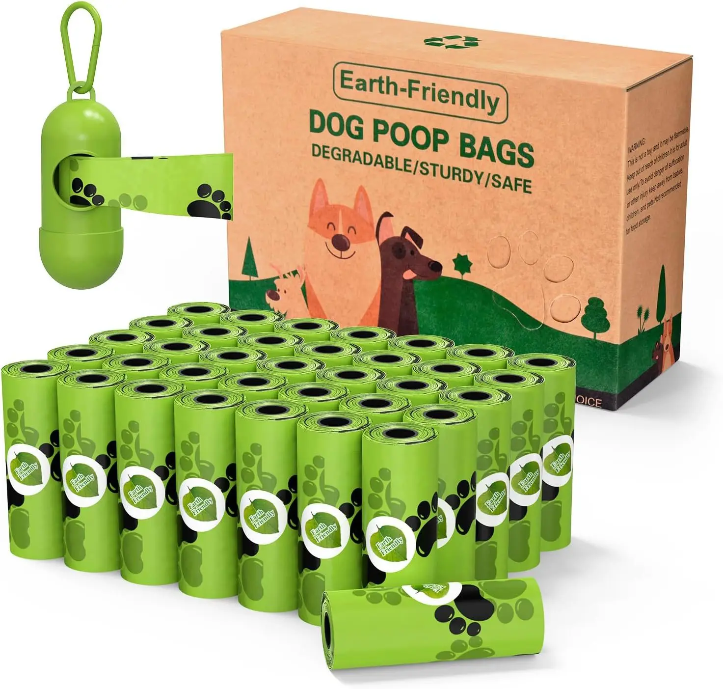 Pet Biodegradable Trash Bag Dog Poop Bags Bulk Biobase Scented Poo Bag Degradable Cat Waste Bags Outdoor Pets Carriers Tool