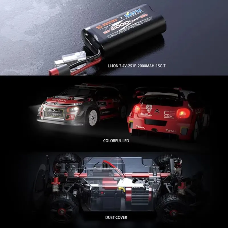 14 Rc Car Drift Model Modification Wireless Remote Control Car 42km/H High Speed Professional Car Model Gift 5