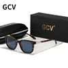 GCV Brand Original Fashion Acetate Polarized Sunglasses Cat Eye Square Frame Fishing Glasses Driving Outdoor Hiking UV400