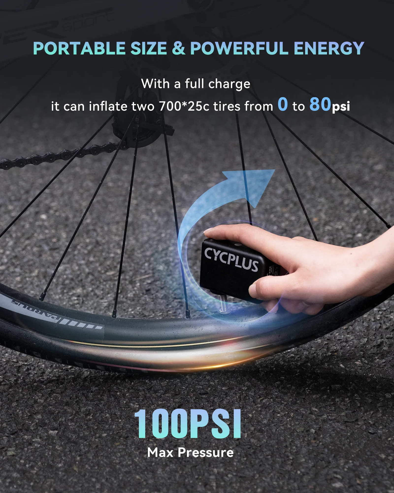 Charge bike pump sale