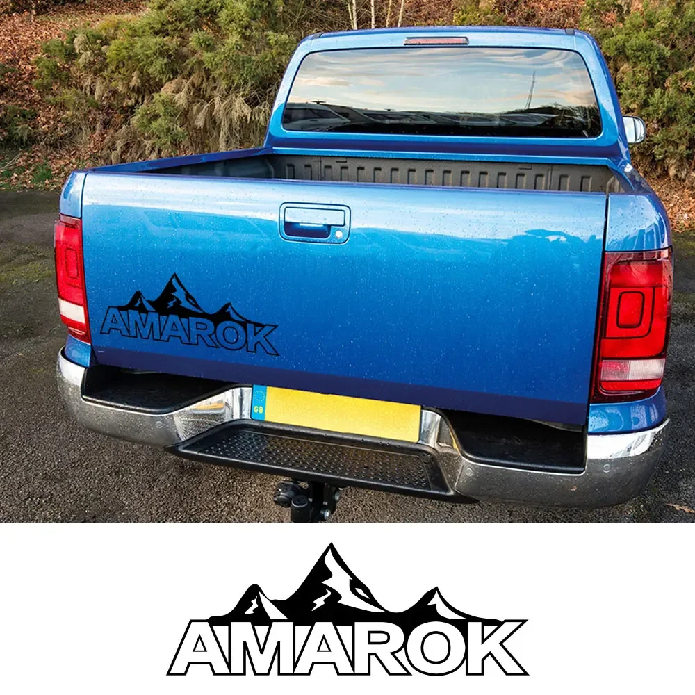 

Наклейка на заднюю дверь пикапа OFK для Volkswagen VW Amarok Truck Graphic Mountain, декоративная наклейка, пленка, крышка, автомобильные аксессуары.