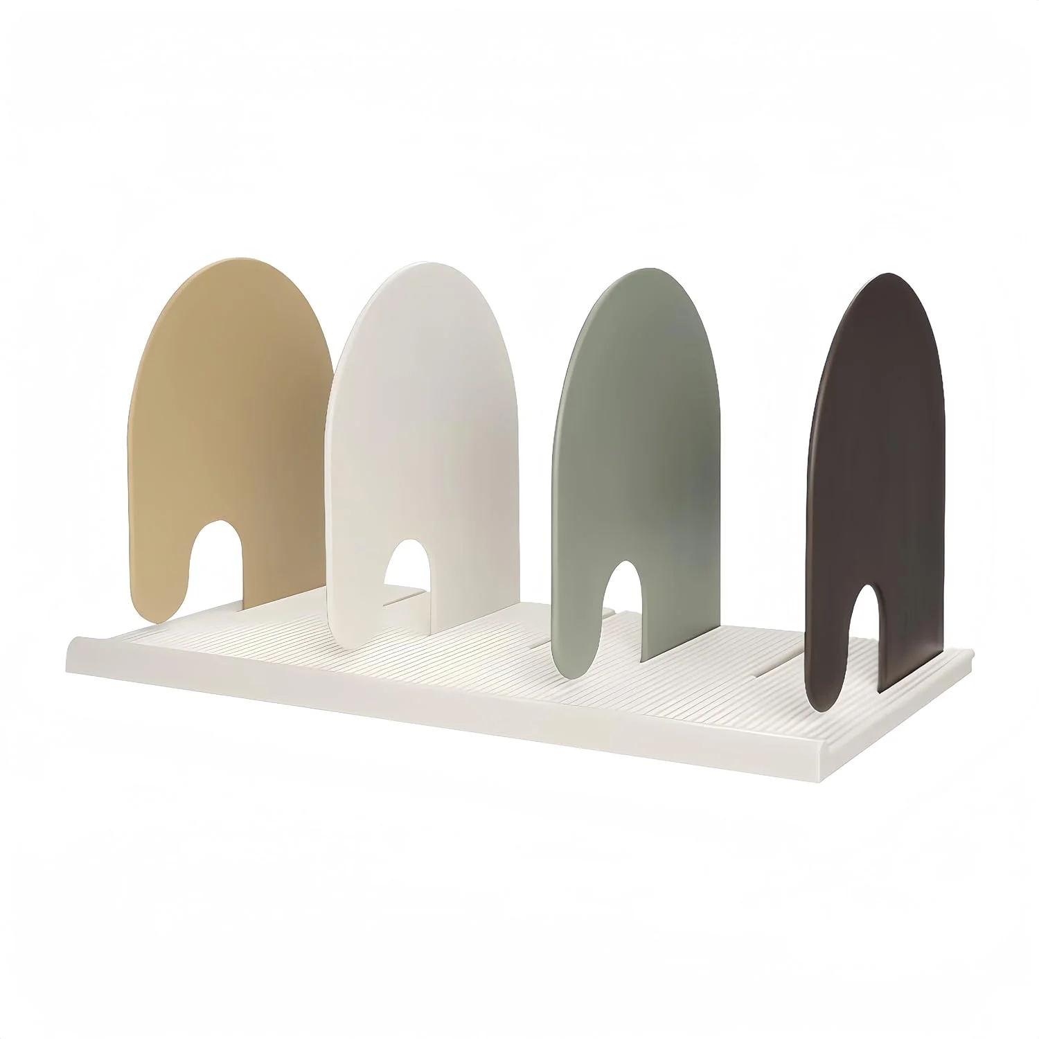 Adjustable Bookends,Plastic Non-Skid Book Ends,Bookends for Shelves,Decorative Book Ends for Office,,School