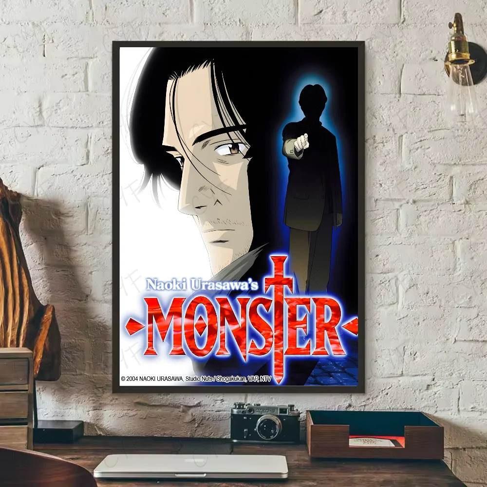 N-Naoki Urasawa S Monster Anime Poster HD art sticky wall