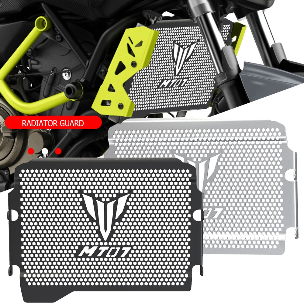 

FOR Yamaha FZ-07 MT FZ 07 2018 2019 2020 Radiator Grille Guard Cover Fuel Tank Protect MT-07 MT07 2018-2024 2023 2022 2021 Moto