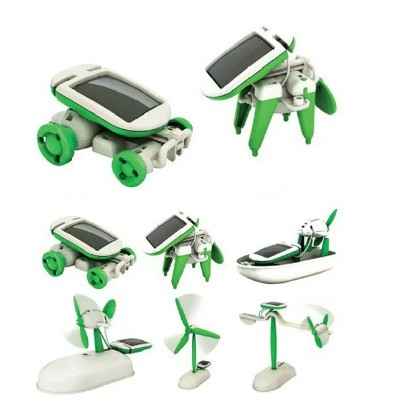 6-in-1 DIY Solar Robot 6