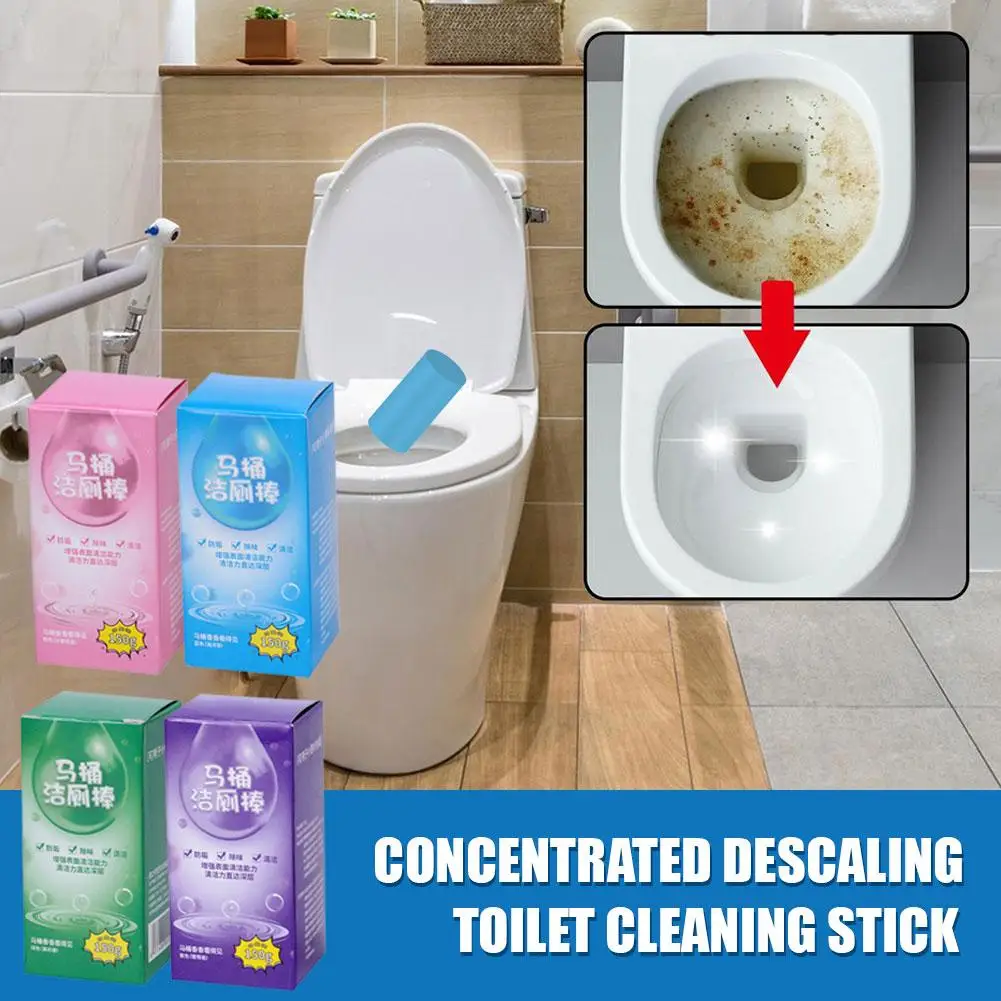Effective Concentrated Descaling Toilet Cleaning Stick Blue Bubble