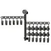 Laundry Drying Rack Travel Drying Rack Rotatable With Clips Convenient Lightweight Stable Foldable Wall-Mounted Laundry Hanger 1