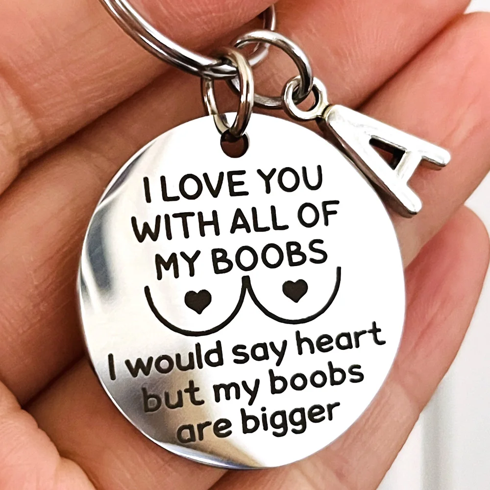 Kabuer Couple Keychain Valentine's Day Gift Couple Gifts for Boyfriend and Girlfriend His Crazy Her Weirdo Couple Keychain for Him and Her, Girl's