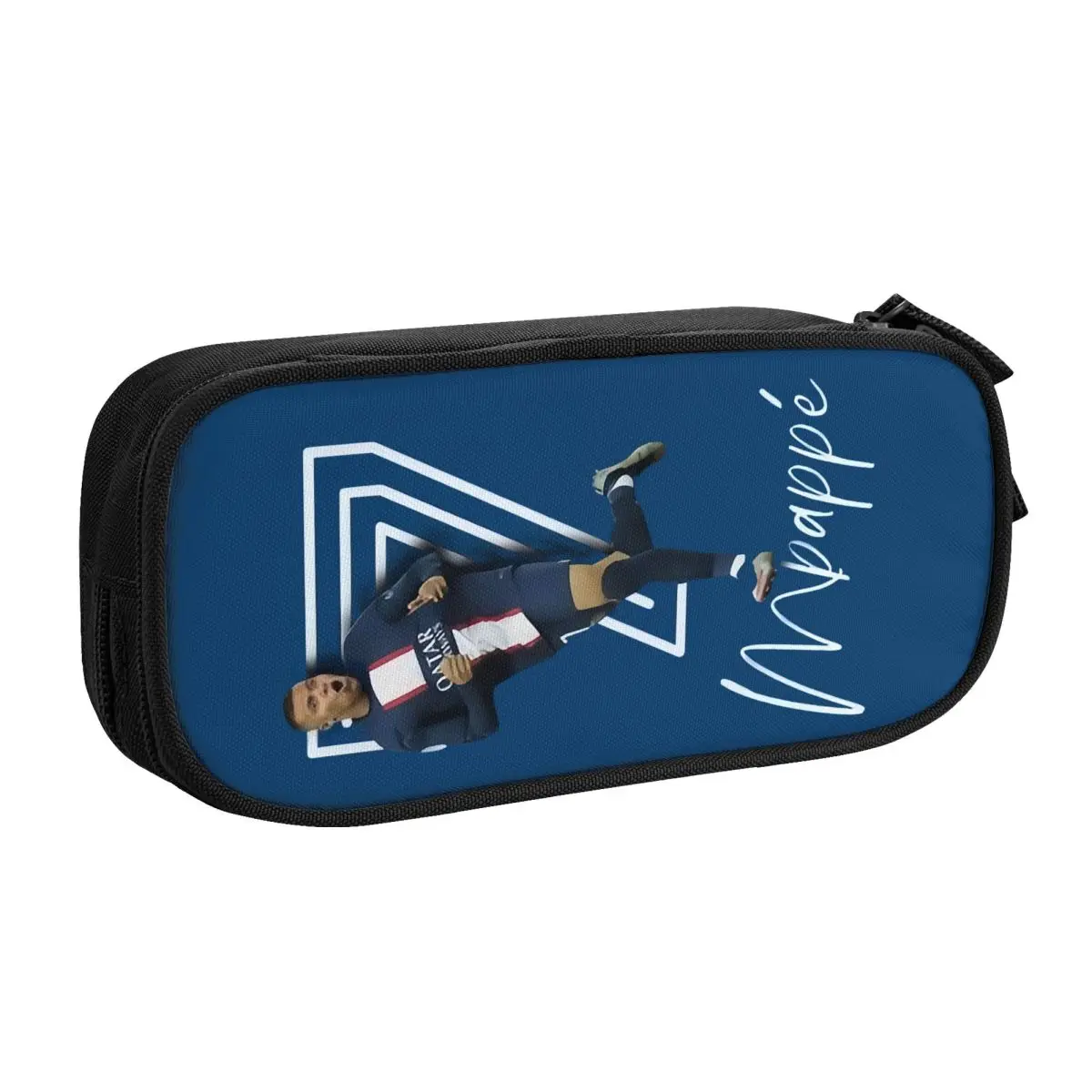 Kawaii Soccer Sport Pattern Football Collage Pencil Case per