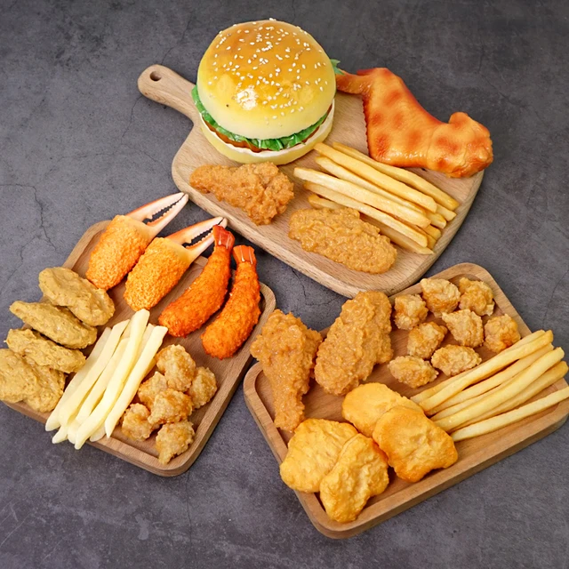 Simulation Chicken Wings, Fake Food Props, Kitchen Chicken Drumsticks, Nugget Model, Photography Props